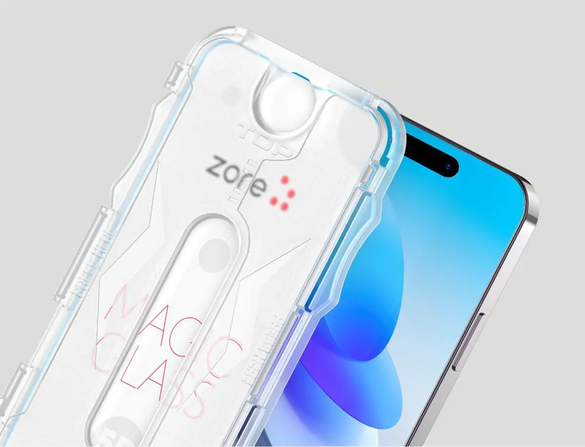 iPhone 15 Pro Max 5D Magic Glass Cam Ekran Koruyucu - Zore