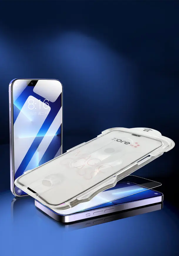 iPhone 15 Pro Max 5D Magic Glass Cam Ekran Koruyucu - Zore