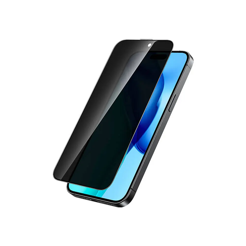 iPhone 15 Gizlilik Filtreli Temperli Cam Ekran Koruyucu - Recci RSP-A16AP