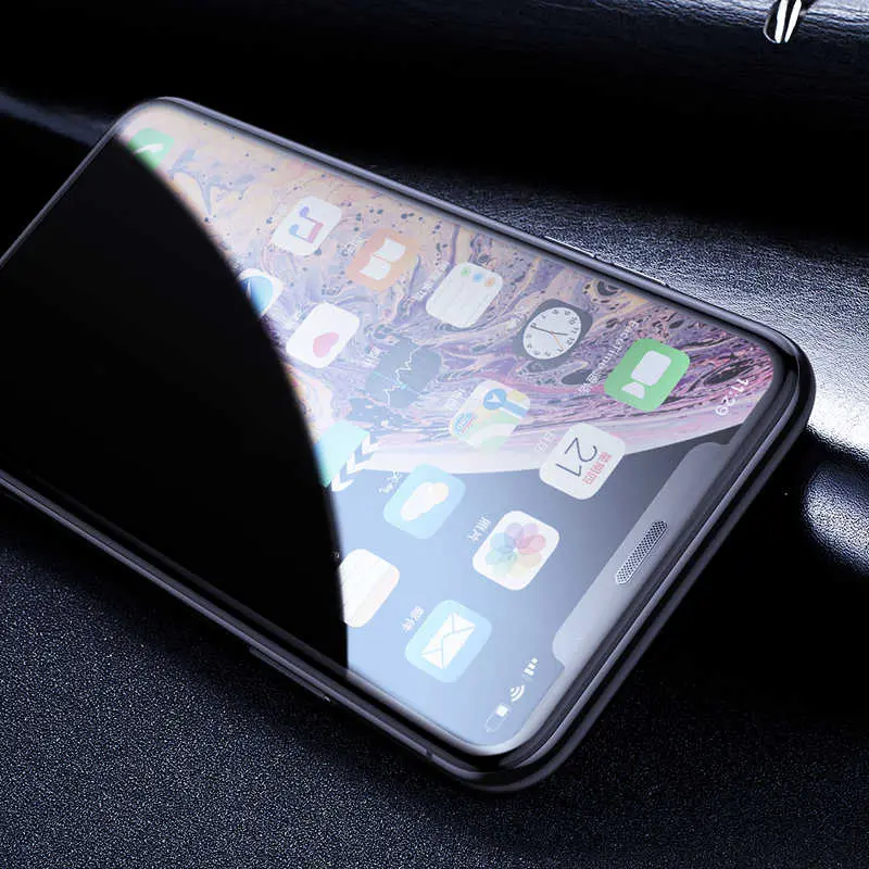 iPhone 15 Hayalet Ekran Koruyucu, Toz Önleyici Temperli Cam - Zore