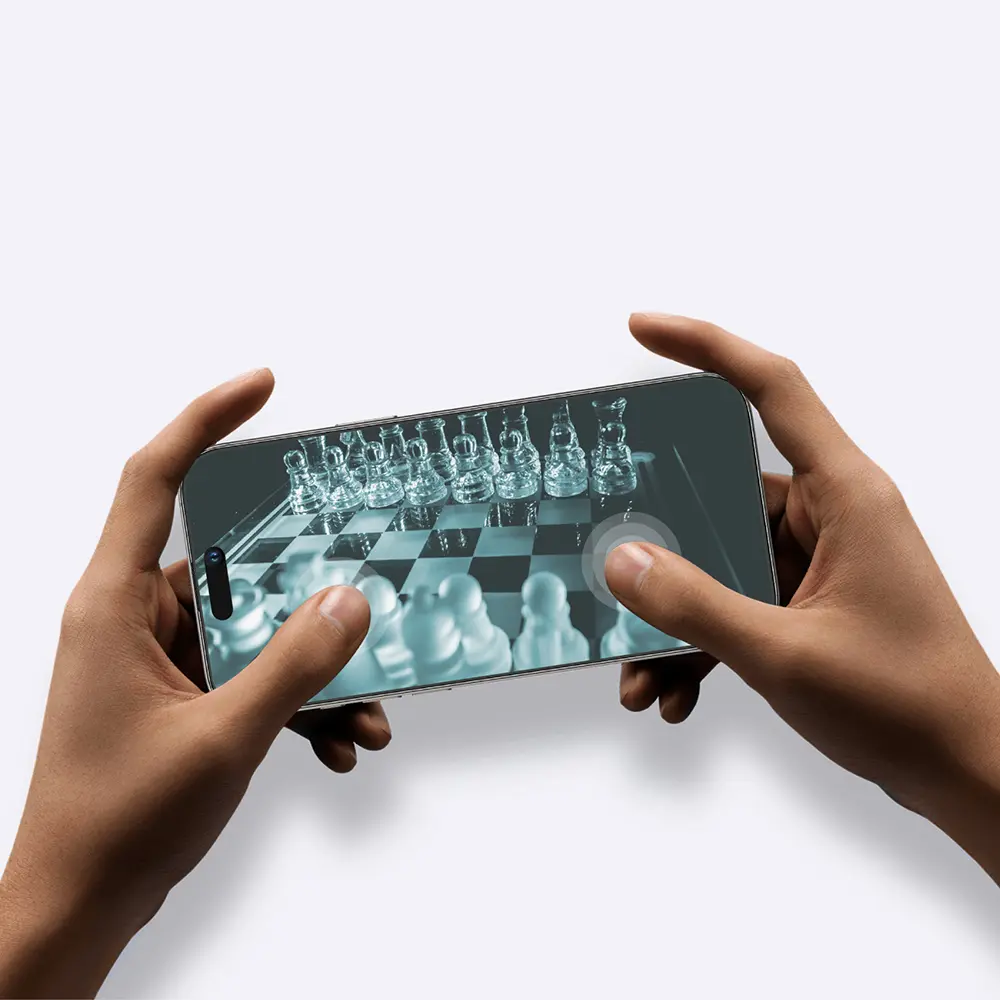 iPhone 16 Mat Parmak İzi Bırakmayan Temperli Cam Ekran Koruyucu - Amazingthing Titan