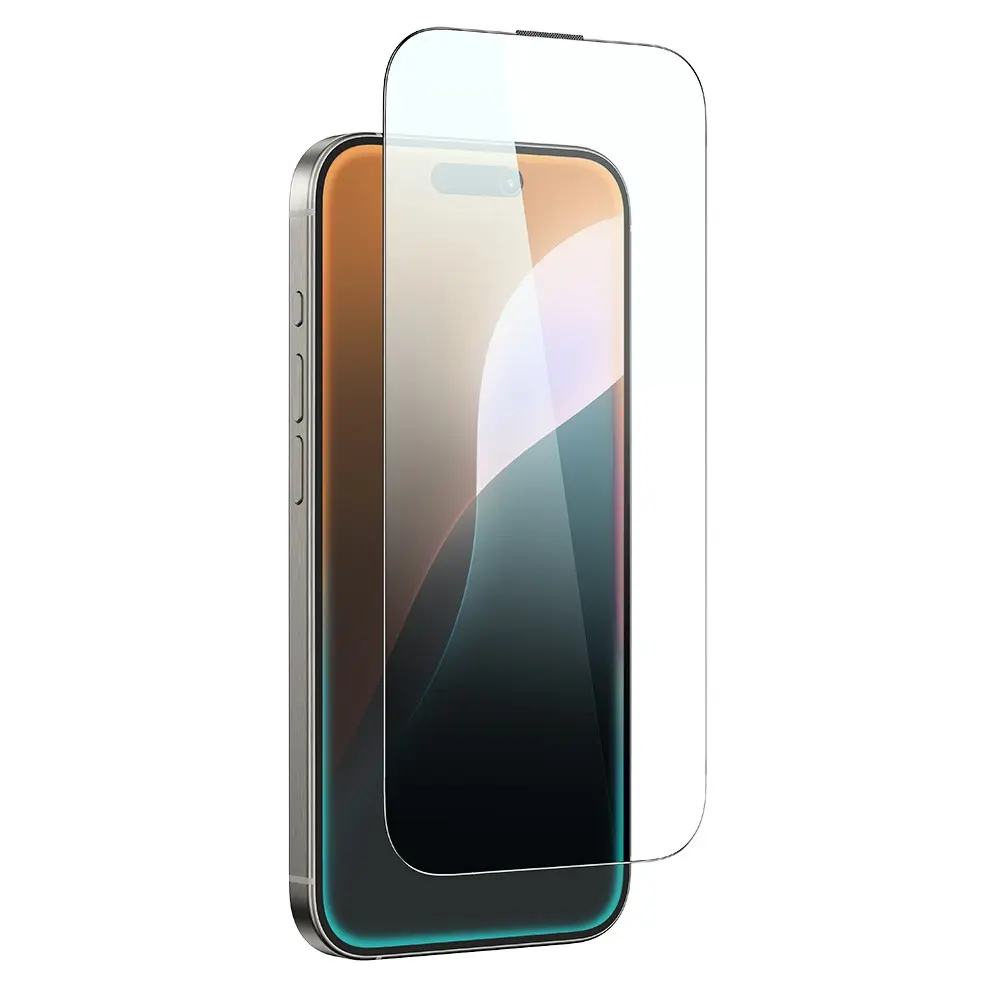 iPhone 16 Temperli Cam Ekran Koruyucu, Parmak İzi Bırakmayan - Amazingthing Titan Max