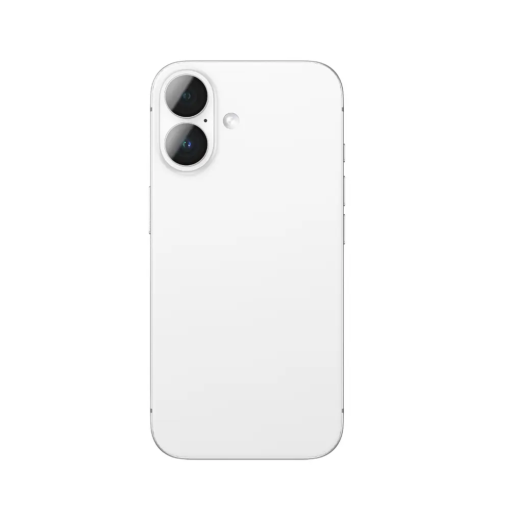 iPhone 16 Safir Kamera Lens Koruyucu, 9H Mohs ve 0,5 mm - Amazingthing HD