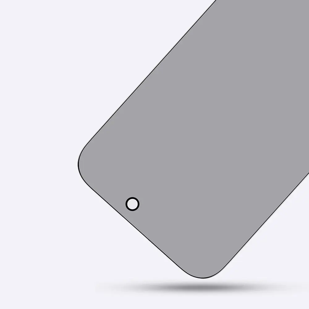 iPhone 16 Gizlilik Filtreli Temperli Cam Ekran Koruyucu - Amazingthing Radix Privacy