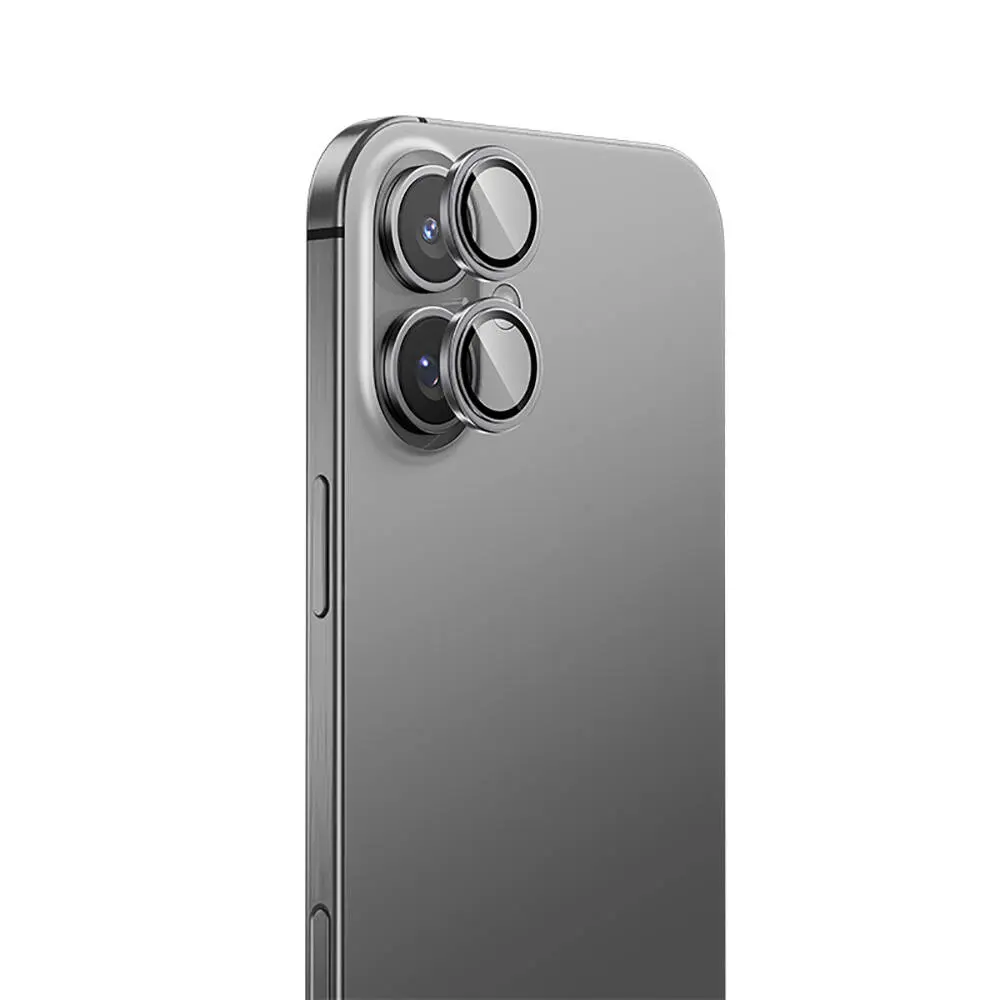 iPhone 16 Parlama Önleyici Metal Kamera Lens Koruyucu - Benks Glass Warrior