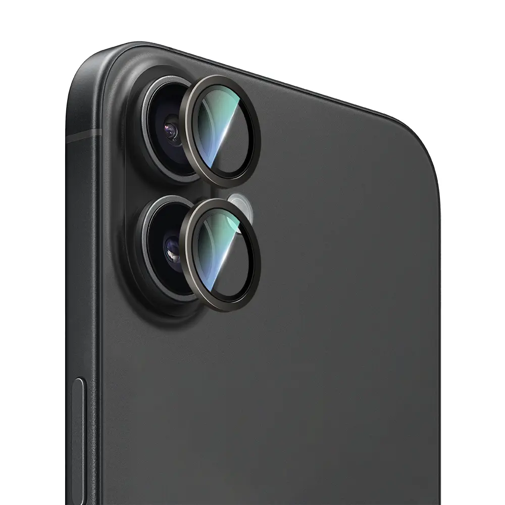 iPhone 16 Alloy Two-Color Serisi Kamera Lens Koruyucu - CaseWorld