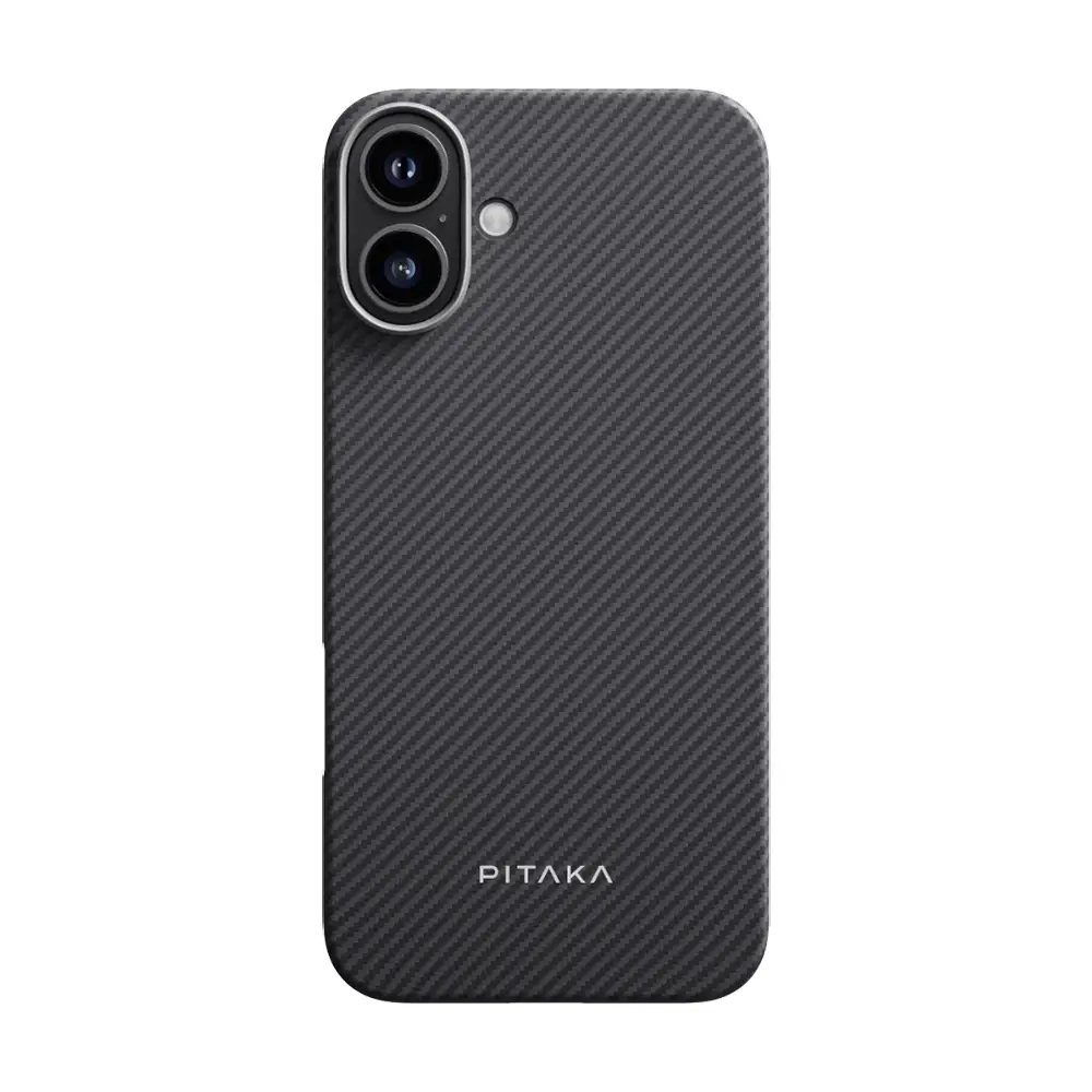 iPhone 16 MagSafe Uyumlu Aramid Fiber Kılıf - Pitaka Ultra-Slim Classic