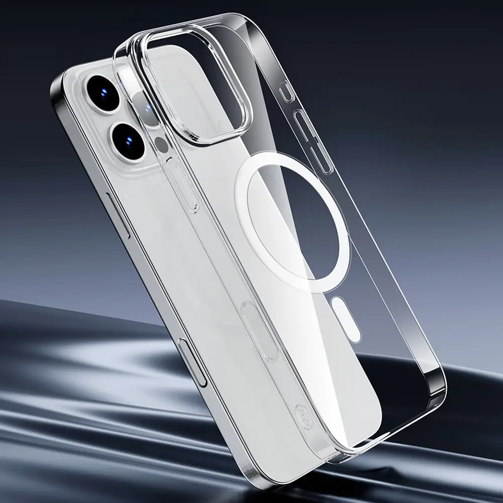 iPhone 16 MagSafe Uyumlu Şeffaf Kılıf - Wiwu Invisible Pro