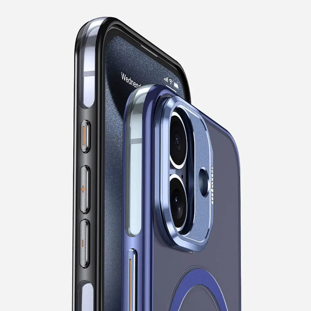 iPhone 16 MagSafe Uyumlu Standlı Şeffaf Kılıf - Wlons Efsane