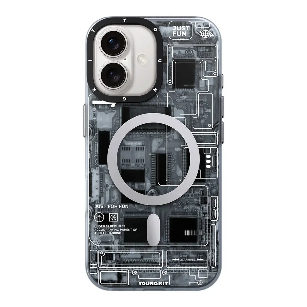 iPhone 16 MagSafe Uyumlu Kılıf - Youngkit Technology Serisi