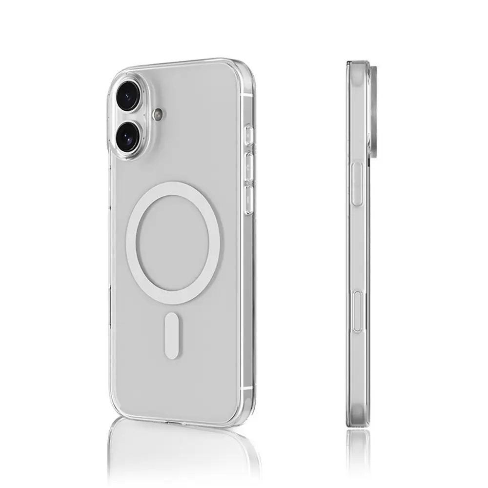 iPhone 16 MagSafe Uyumlu Şeffaf Kılıf - Youngkit Ice Serisi