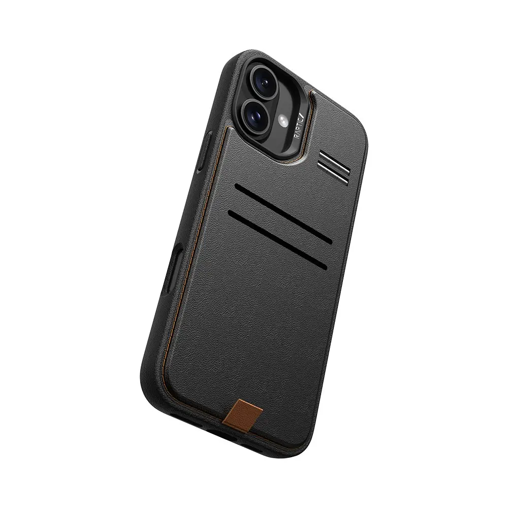 iPhone 16 MagSafe Uyumlu Kartlıklı Standlı Kılıf - Raptic Slim Wallet