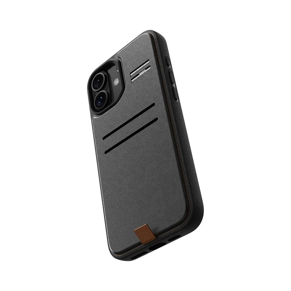 iPhone 16 MagSafe Uyumlu Kartlıklı Standlı Kılıf - Raptic Slim Wallet