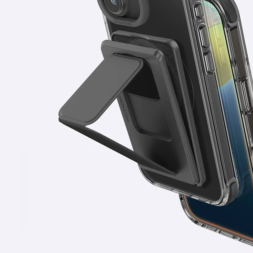 iPhone 16 MagSafe Uyumlu Standlı ve Kartlıklı Kılıf - Amazingthing Omni Adventure
