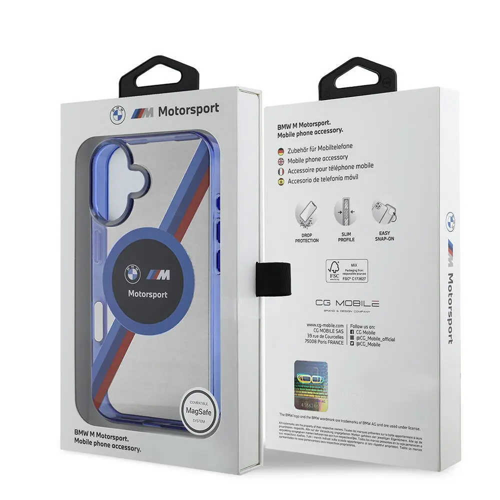 iPhone 16 Kılıf, BMW M Logolu Motorsport Circle - Siyah