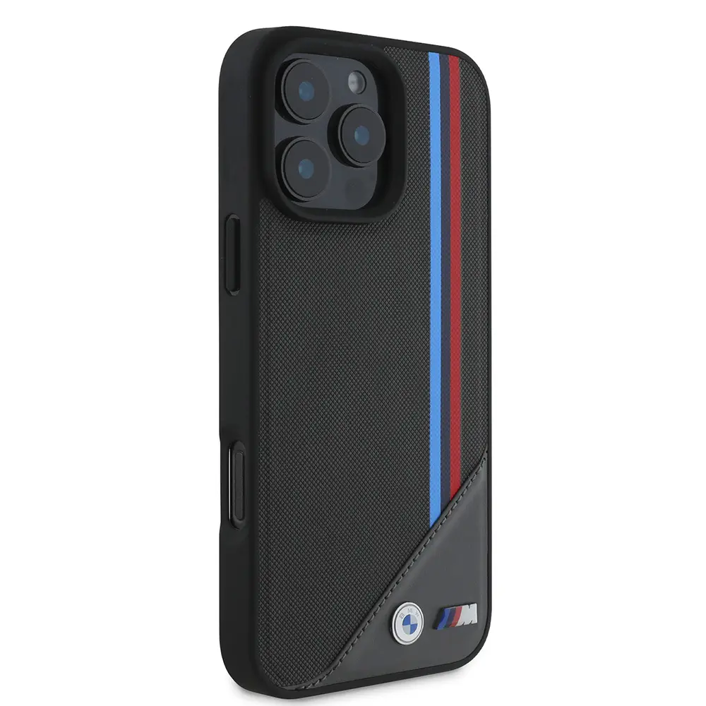 iPhone 16 MagSafe Uyumlu Lisanslı Kılıf - BMW M Tricolor Çizgili