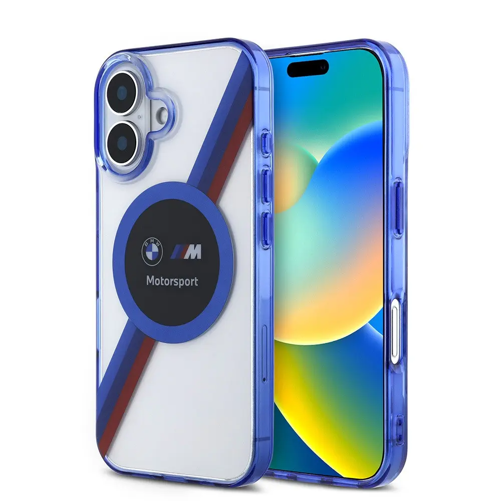iPhone 16 MagSafe Uyumlu Şeffaf Kılıf - BMW Motorsport Circle