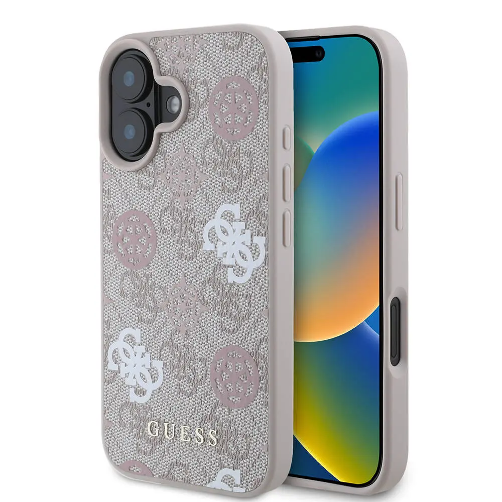 iPhone 16 MagSafe Uyumlu 4G Desenli Kılıf - Guess Peony