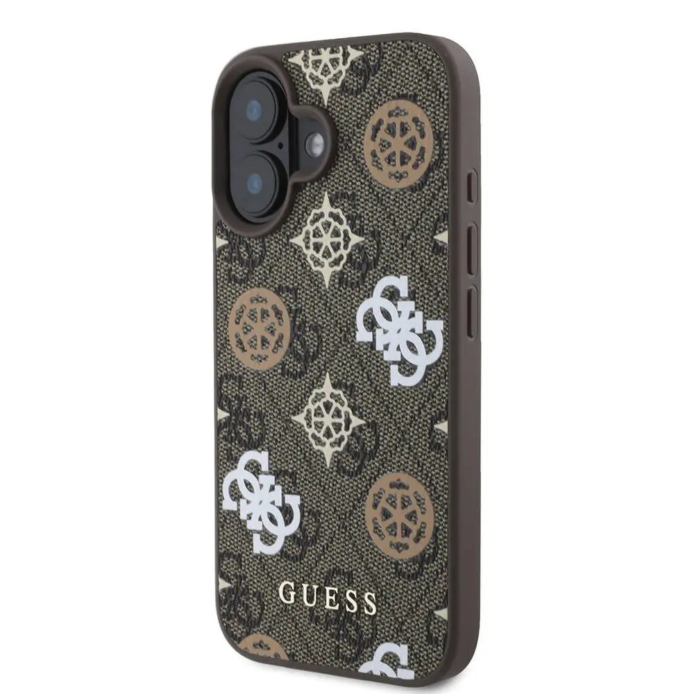 iPhone 16 MagSafe Uyumlu 4G Desenli Kılıf - Guess Peony