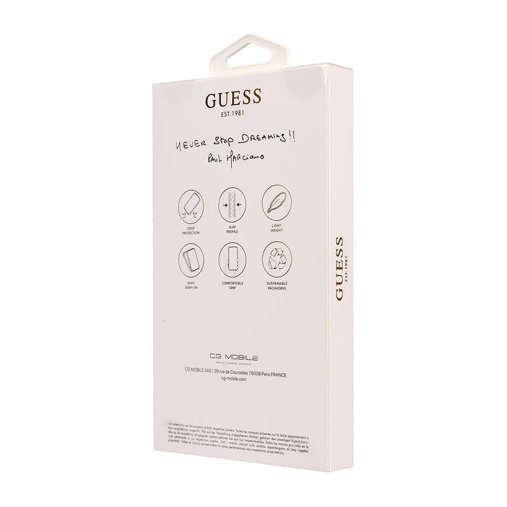 iPhone 16 MagSafe Uyumlu Lisanslı Kılıf - Guess Small 4G Classic