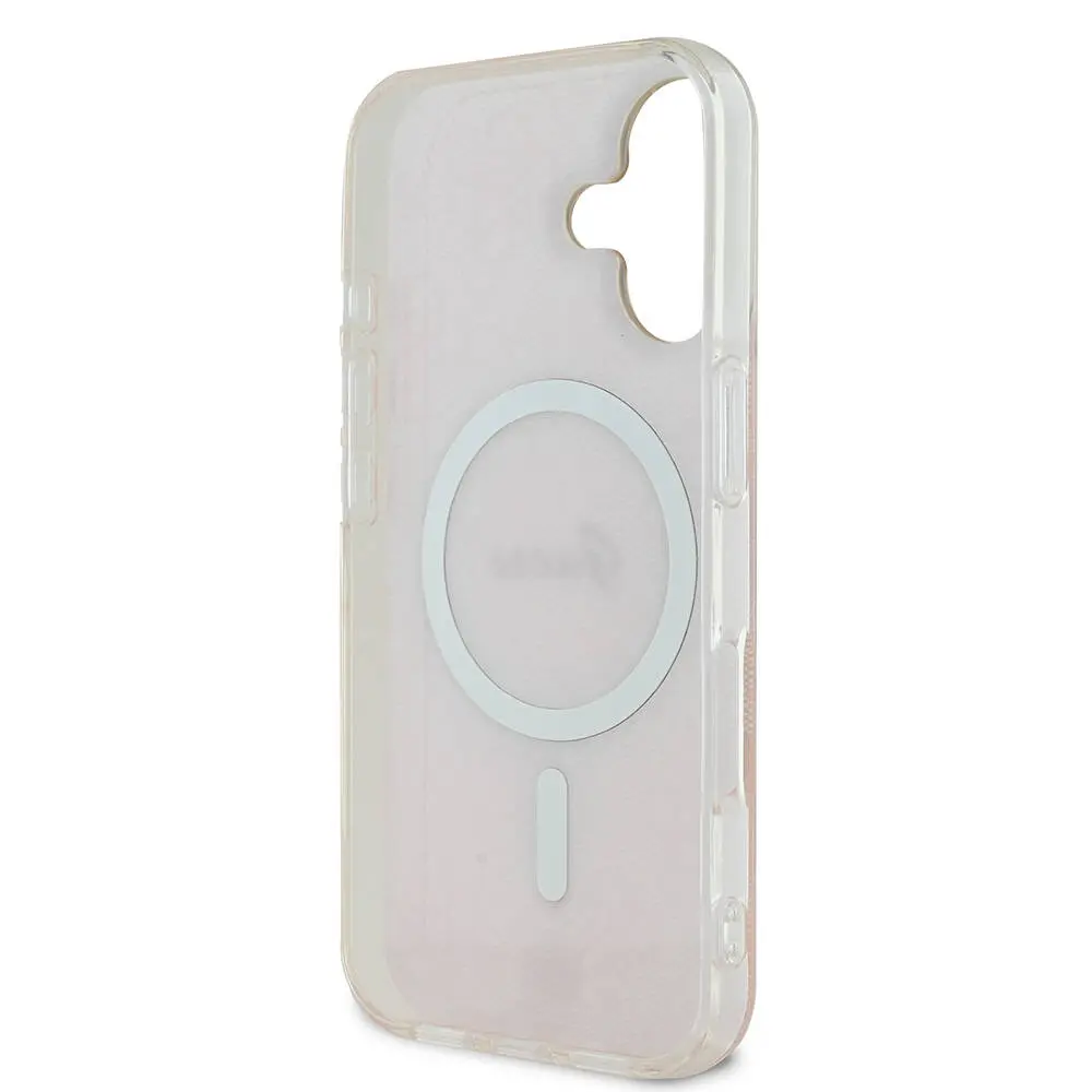 iPhone 16 MagSafe Uyumlu 4G Desenli Kılıf - Guess Lisanslı