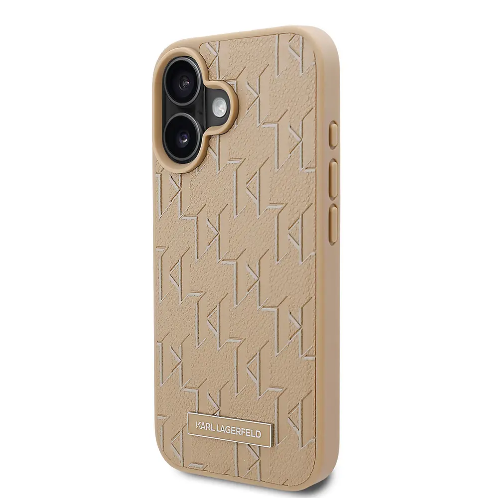 iPhone 16 MagSafe Uyumlu Kılıf - Karl Lagerfeld KL Hot Stamp