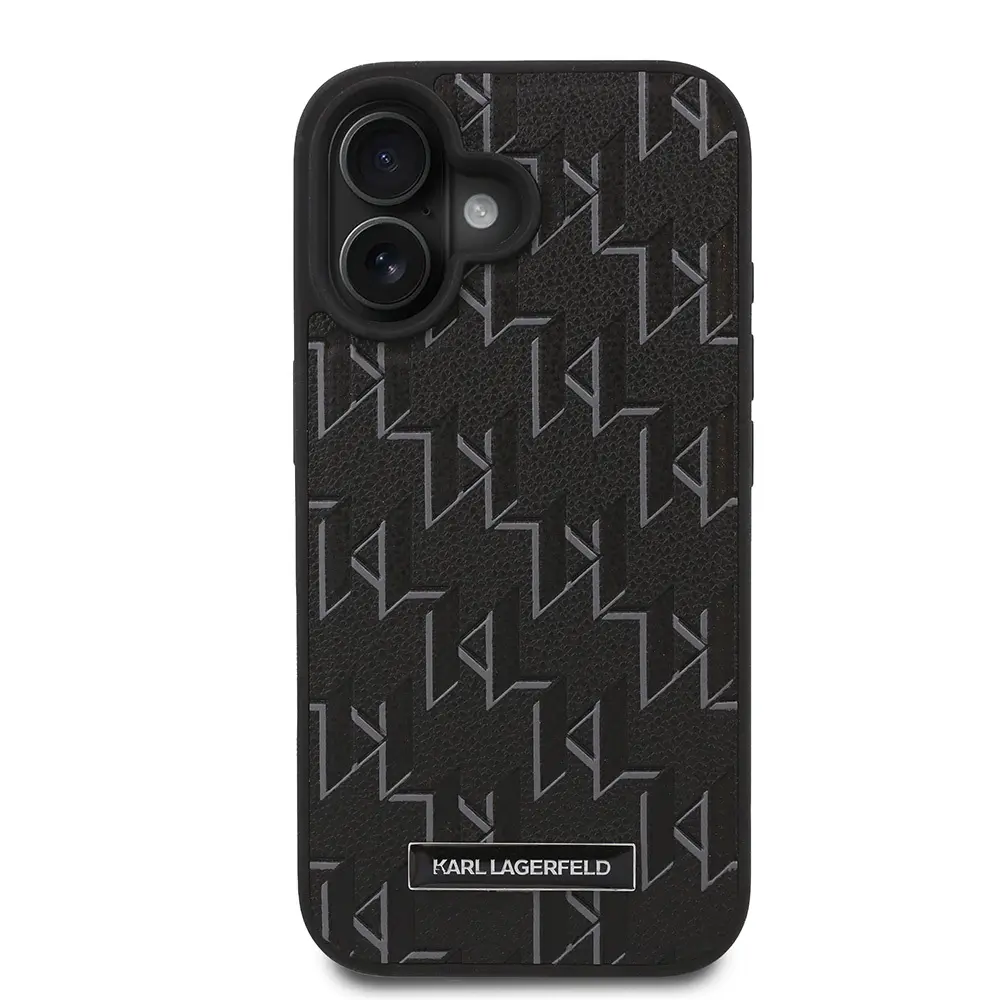 iPhone 16 MagSafe Uyumlu Kılıf - Karl Lagerfeld KL Hot Stamp