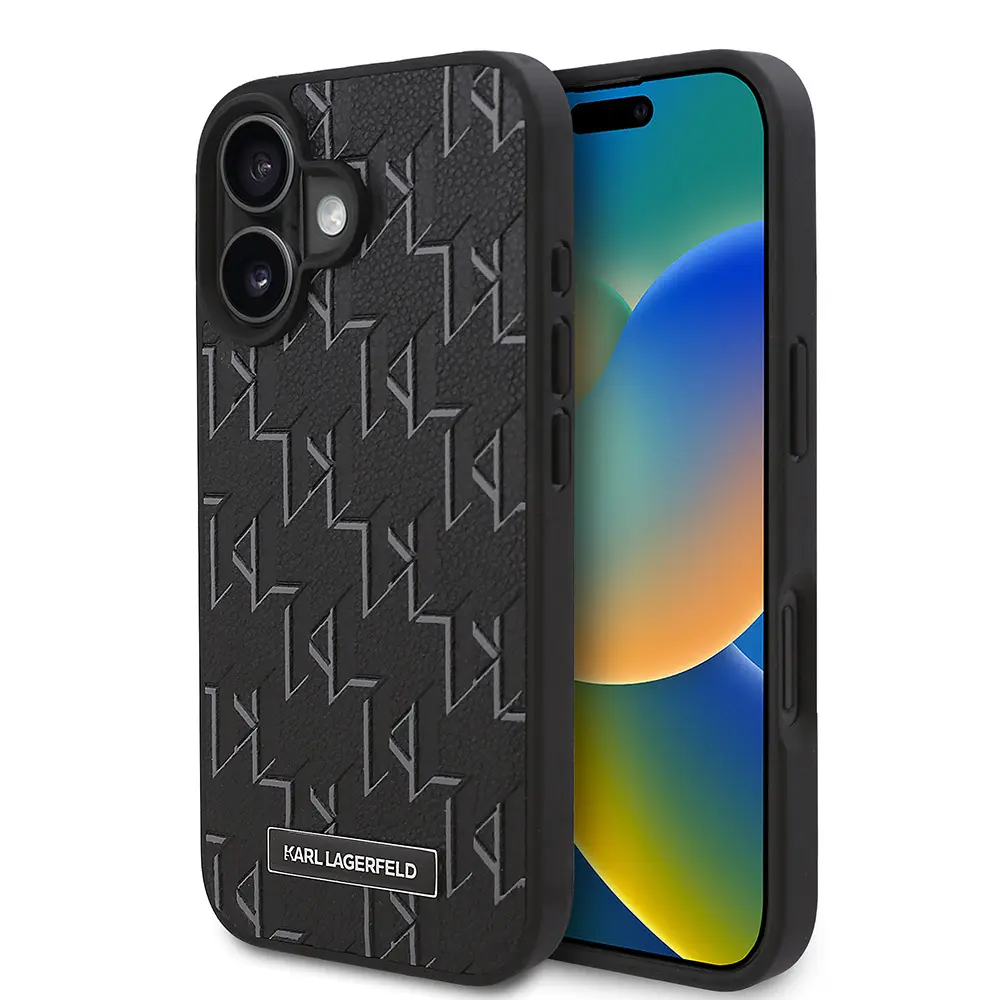 iPhone 16 MagSafe Uyumlu Kılıf - Karl Lagerfeld KL Hot Stamp