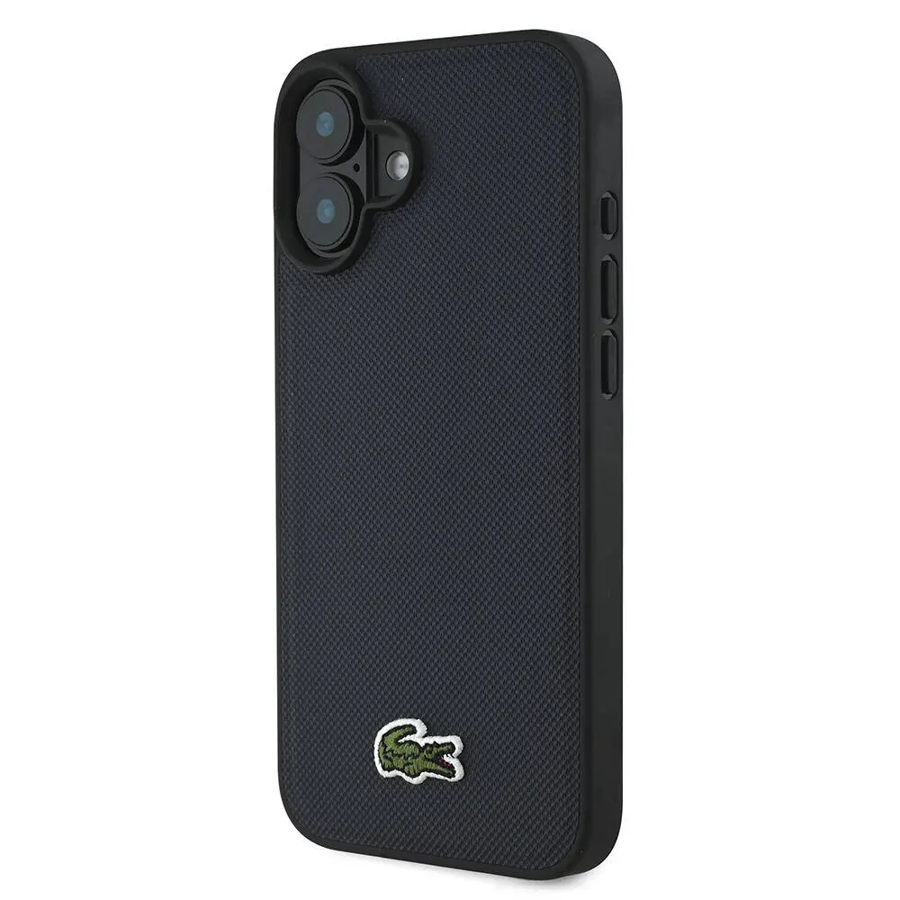 iPhone 16 PU Pike Desenli Lisanslı Kılıf - Lacoste
