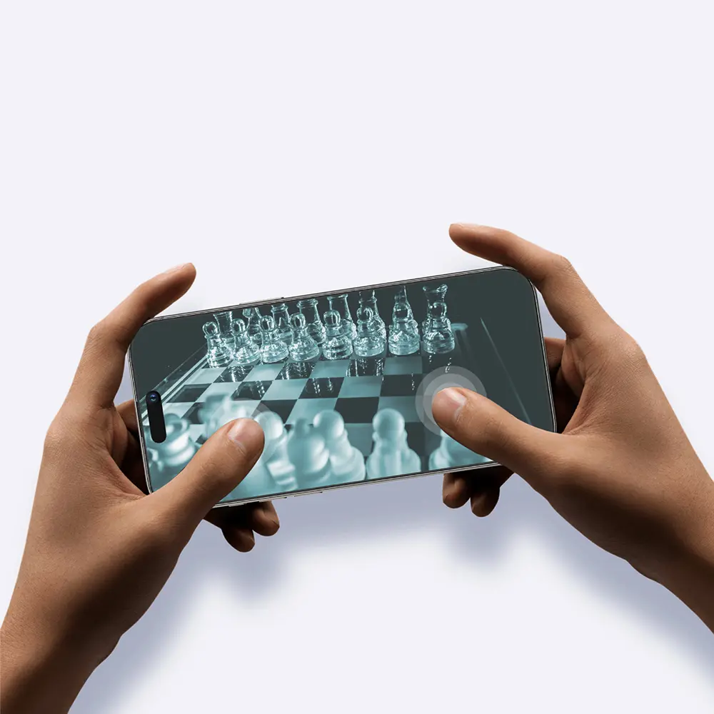 iPhone 16 Plus Mat Parmak İzi Bırakmayan Temperli Cam Ekran Koruyucu - Amazingthing Radix