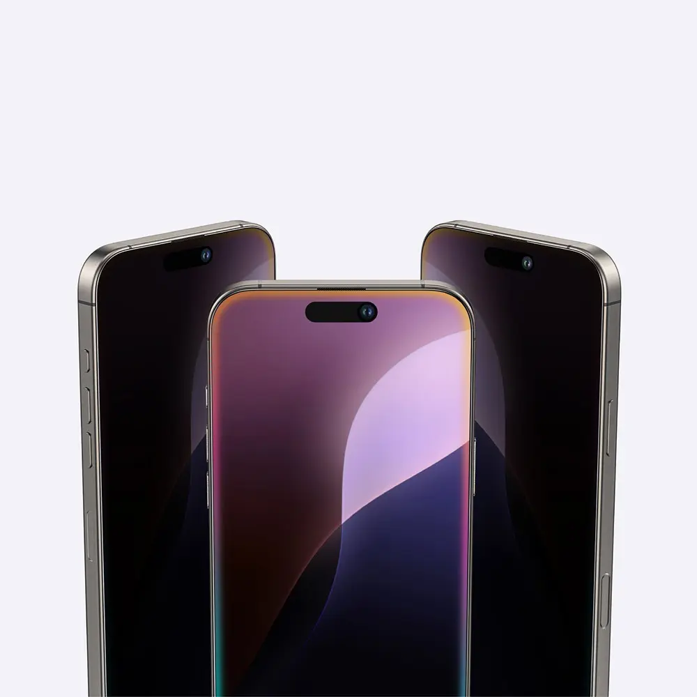 iPhone 16 Plus Amazingthing Titan Privacy Temperli Cam Ekran Koruyucu