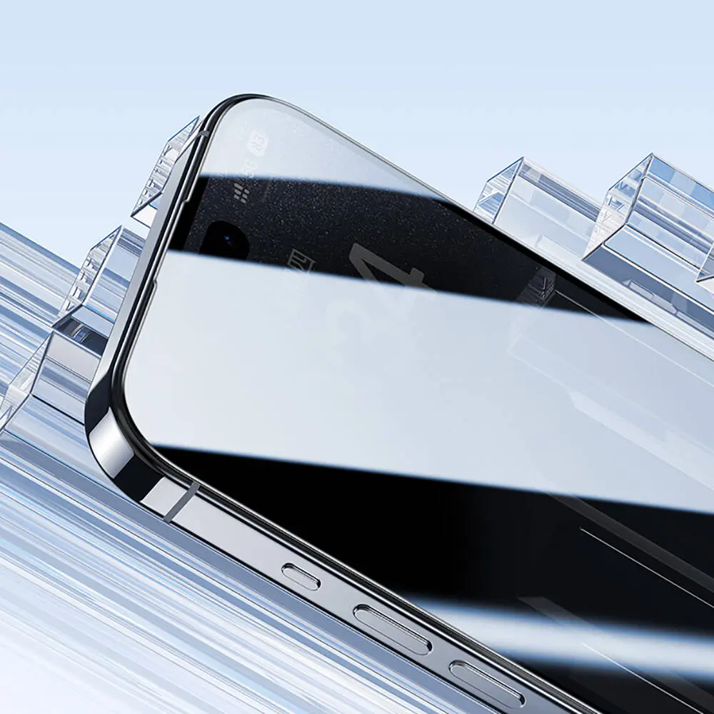 iPhone 16 Plus Gizlilik Ekran Koruyucu - Benks Ultra Shield 0.4 mm