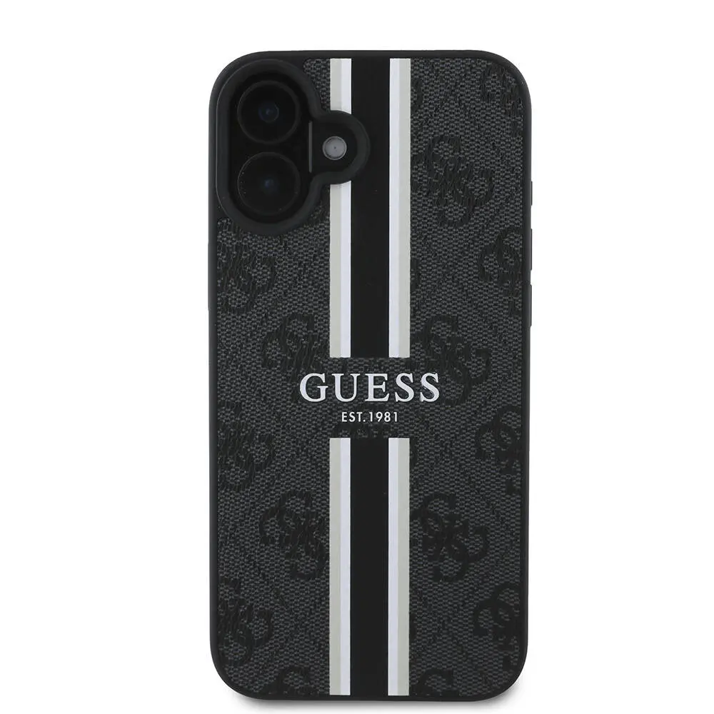 iPhone 16 Plus MagSafe Uyumlu 4G Şerit Tasarımlı Kılıf - Guess
