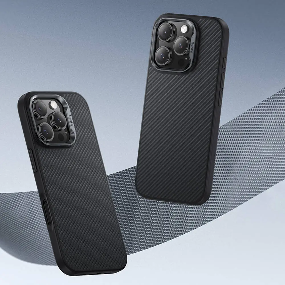 iPhone 16 Plus MagSafe Uyumlu Kevlar Kılıf - Benks Hybrid ArmorPro