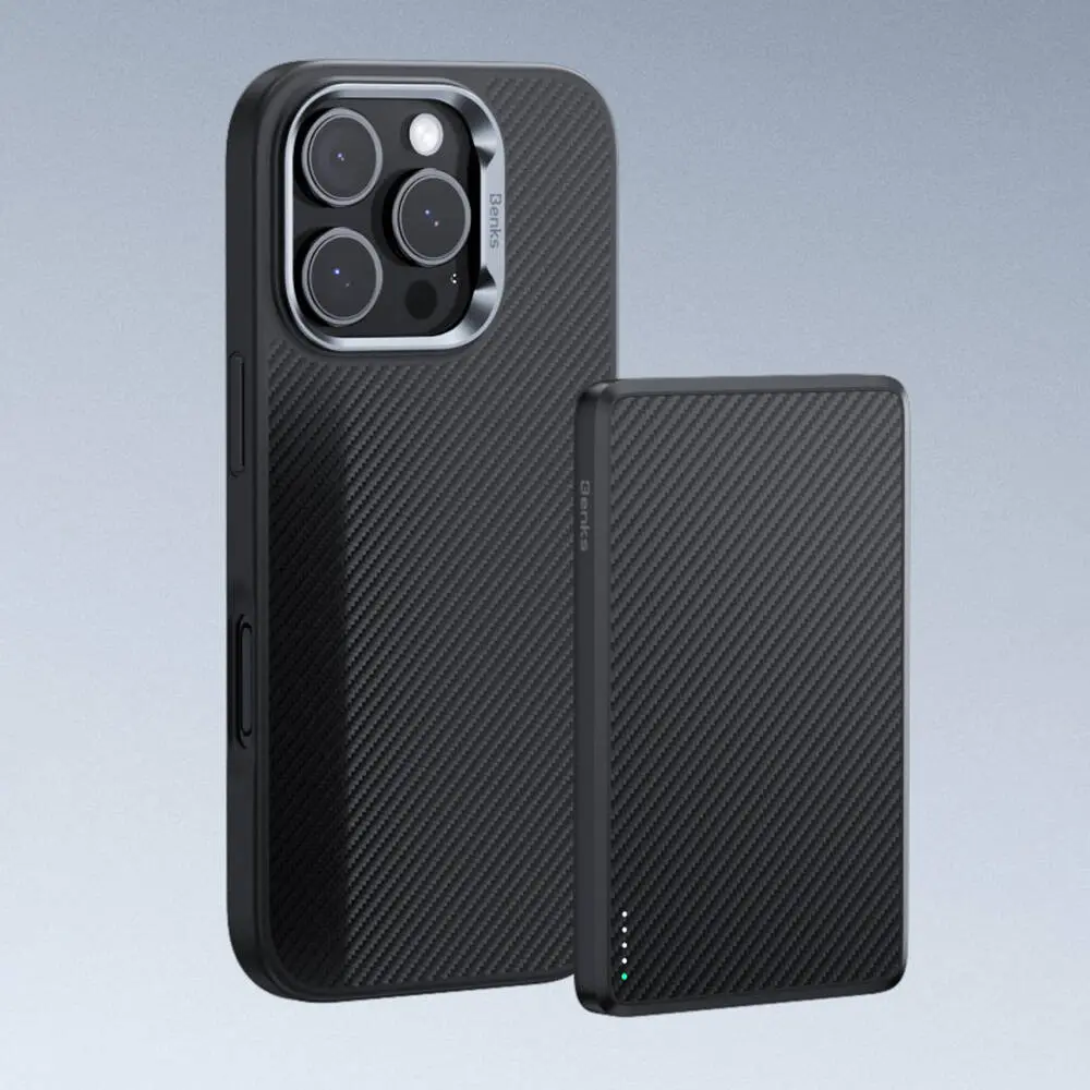 iPhone 16 Plus MagSafe Uyumlu Kevlar Kılıf - Benks Hybrid ArmorPro