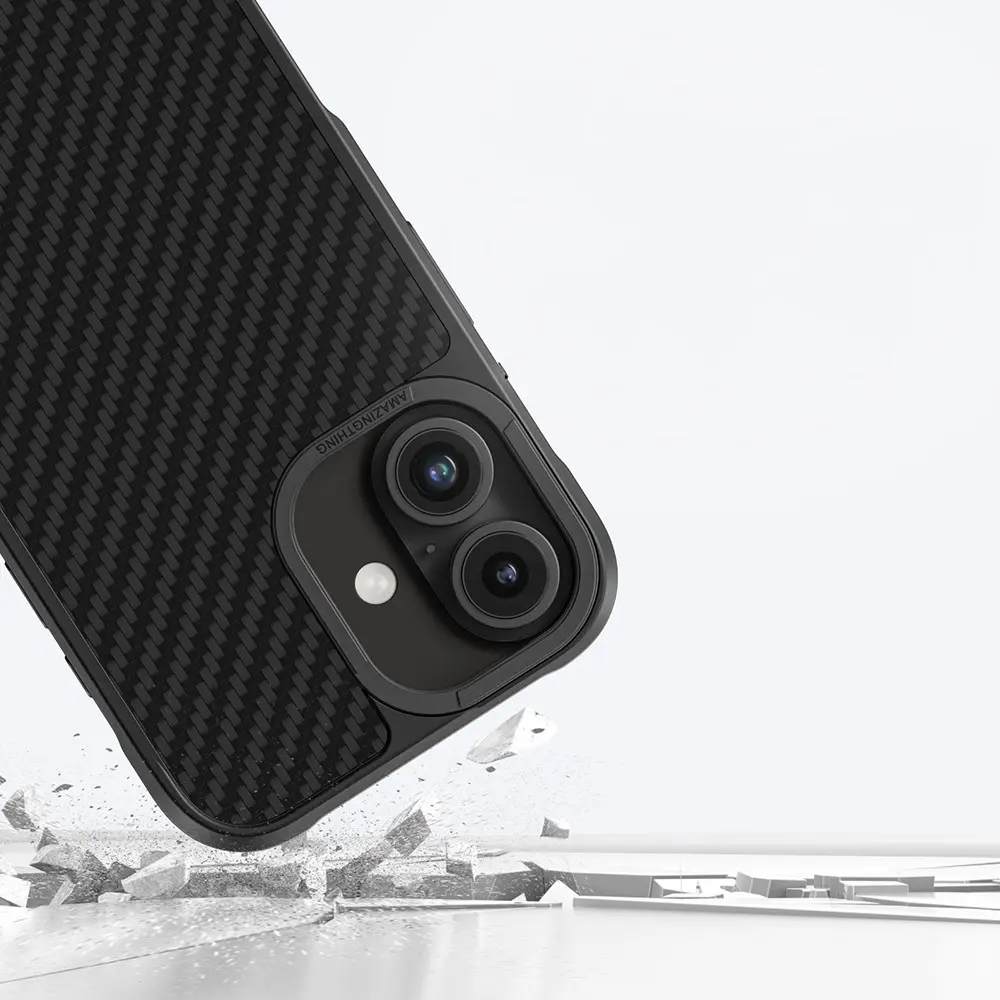 iPhone 16 Plus MagSafe Uyumlu Aramid Fiber Kılıf - Amazingthing Titan Max