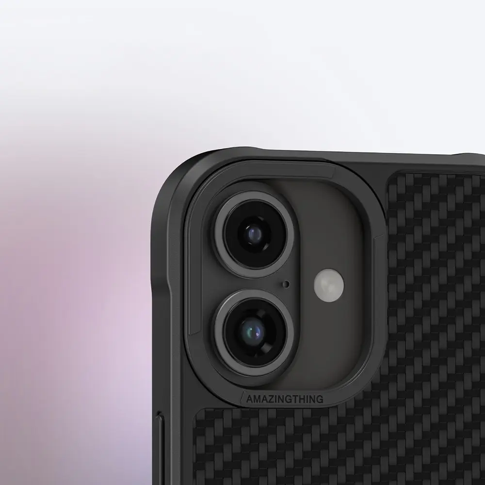 iPhone 16 Plus MagSafe Uyumlu Aramid Fiber Kılıf - Amazingthing Titan Max