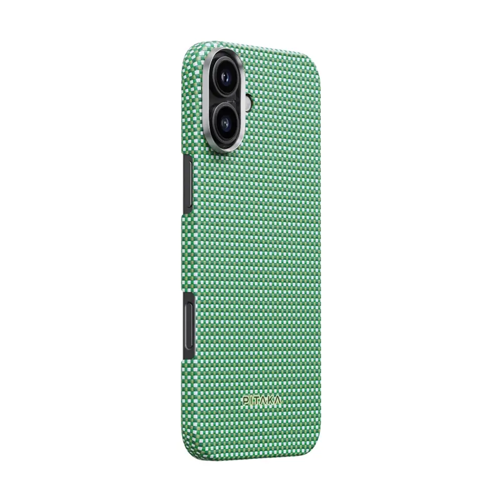 iPhone 16 Plus MagSafe Uyumlu Aramid Fiber Kılıf - Pitaka Ultra-Slim Classic