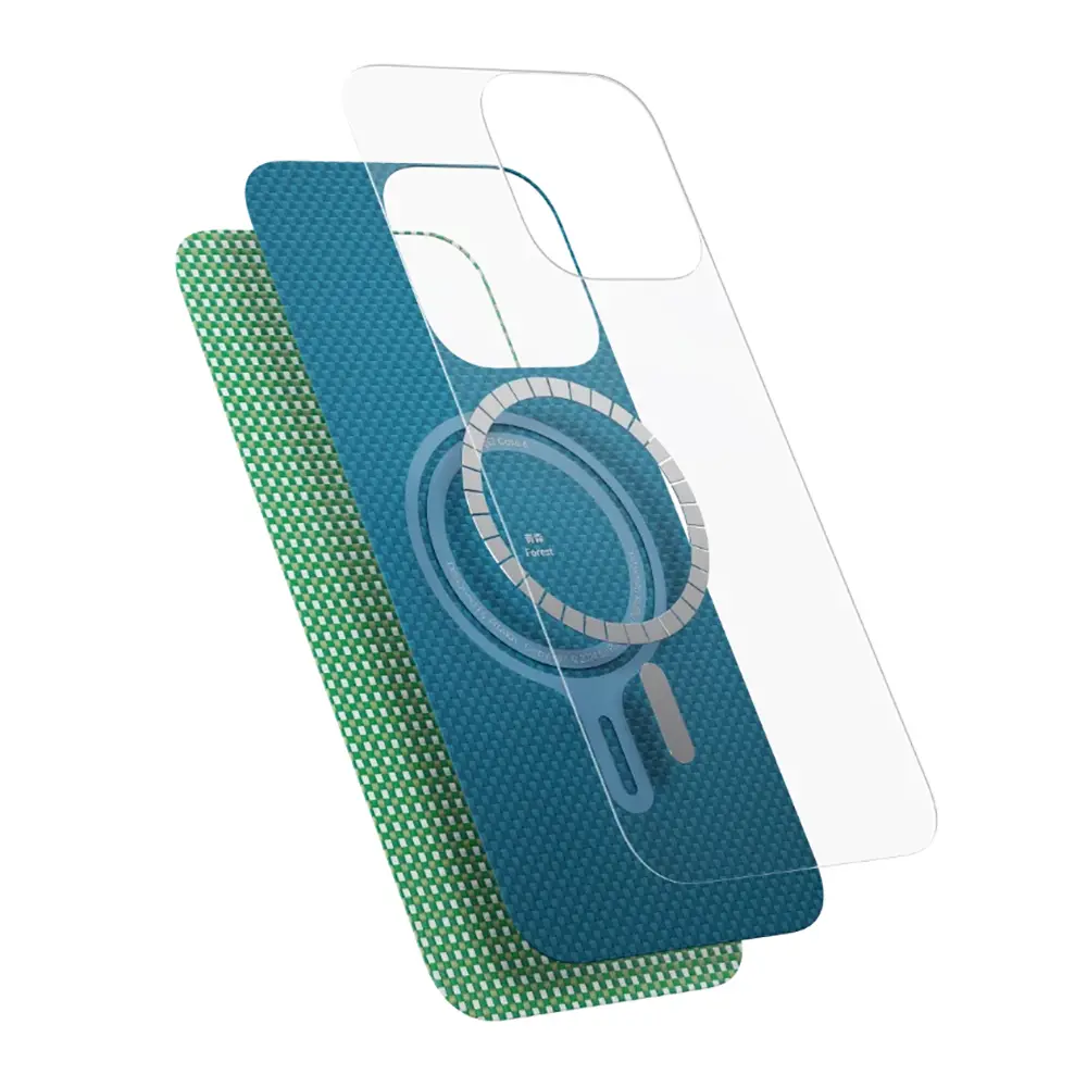 iPhone 16 Plus MagSafe Uyumlu Aramid Fiber Kılıf - Pitaka Ultra-Slim Classic