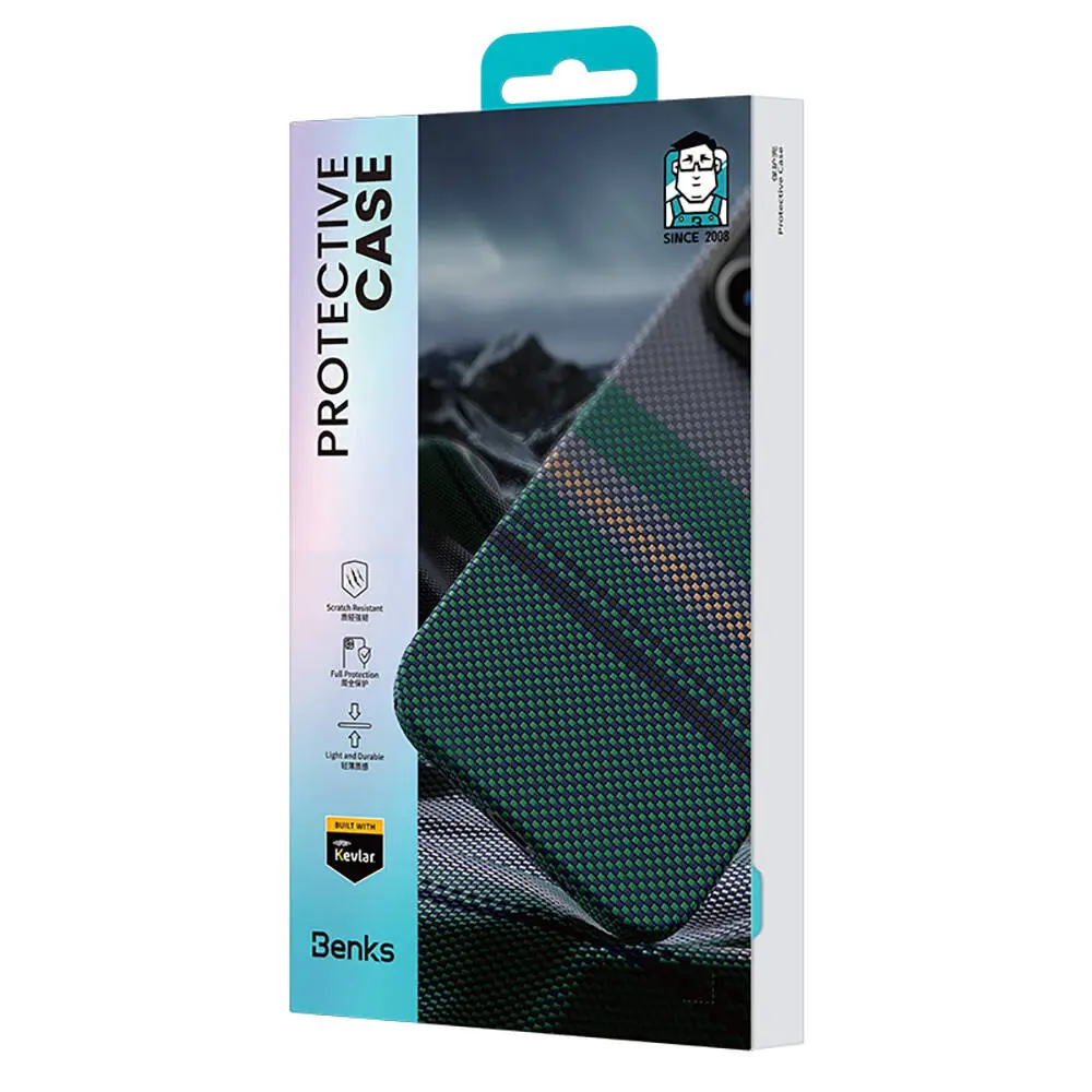 iPhone 16 Plus MagSafe Uyumlu Kevlar Kılıf - Benks Aurora ArmorAir