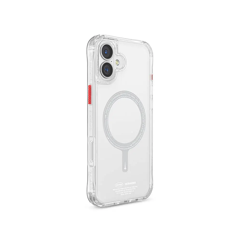iPhone 16 Plus MagSafe Uyumlu Şeffaf Kılıf - Skinarma Saido