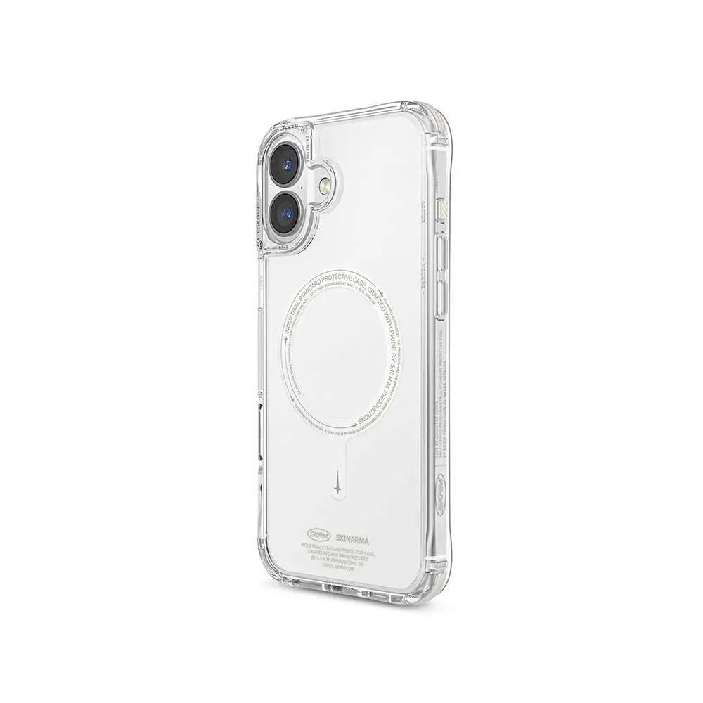 iPhone 16 Plus MagSafe Uyumlu Şeffaf Kılıf - Skinarma Saido Nightglow