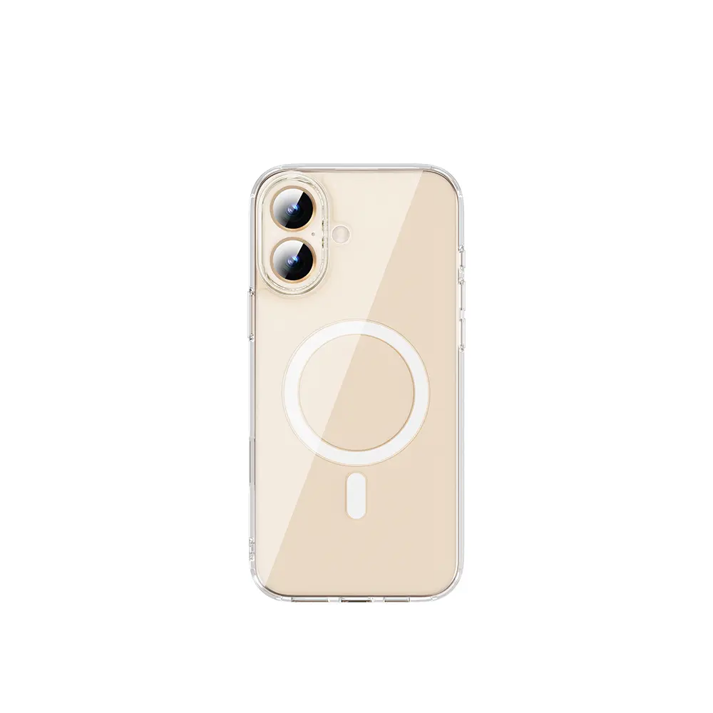 iPhone 16 Plus MagSafe Uyumlu Şeffaf Kılıf - Wiwu Magnetic Crystal