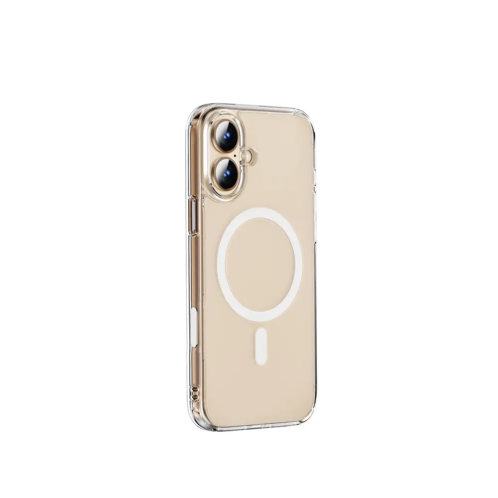 iPhone 16 Plus MagSafe Uyumlu Şeffaf Kılıf - Wiwu Magnetic Crystal