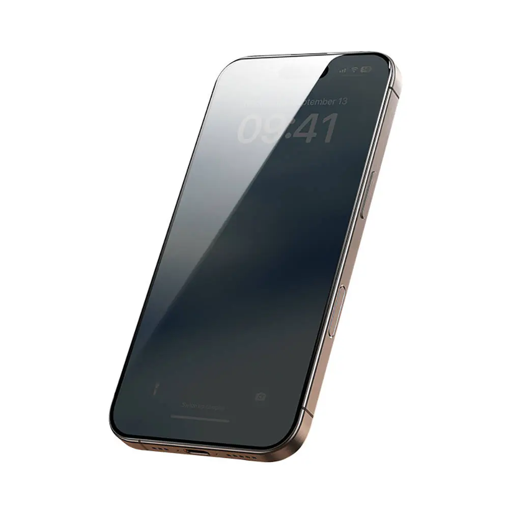 iPhone 16 Plus Gizlilik Ekran Koruyucu 10'lu Paket - Benks Privacy Air Shield