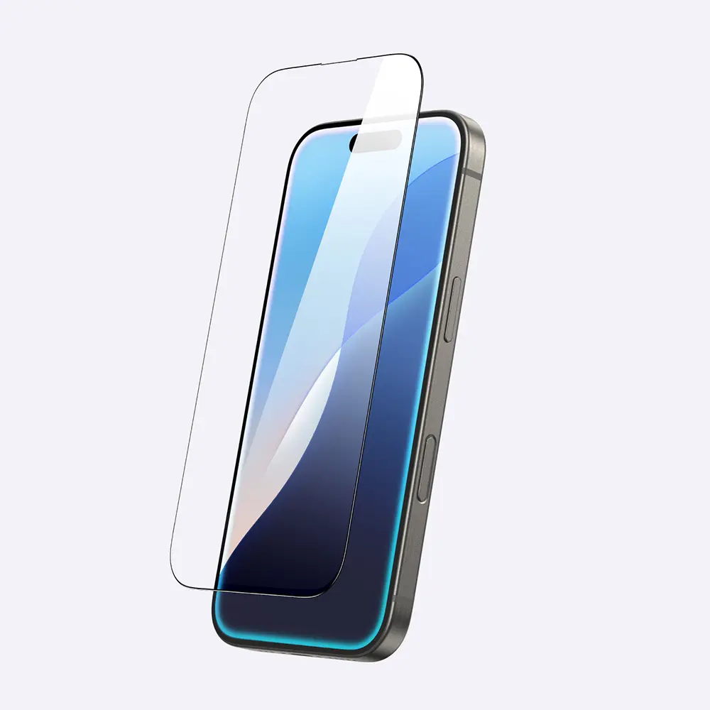 iPhone 16 Pro Parmak İzi Bırakmayan Temperli Cam Ekran Koruyucu - Amazingthing Radix