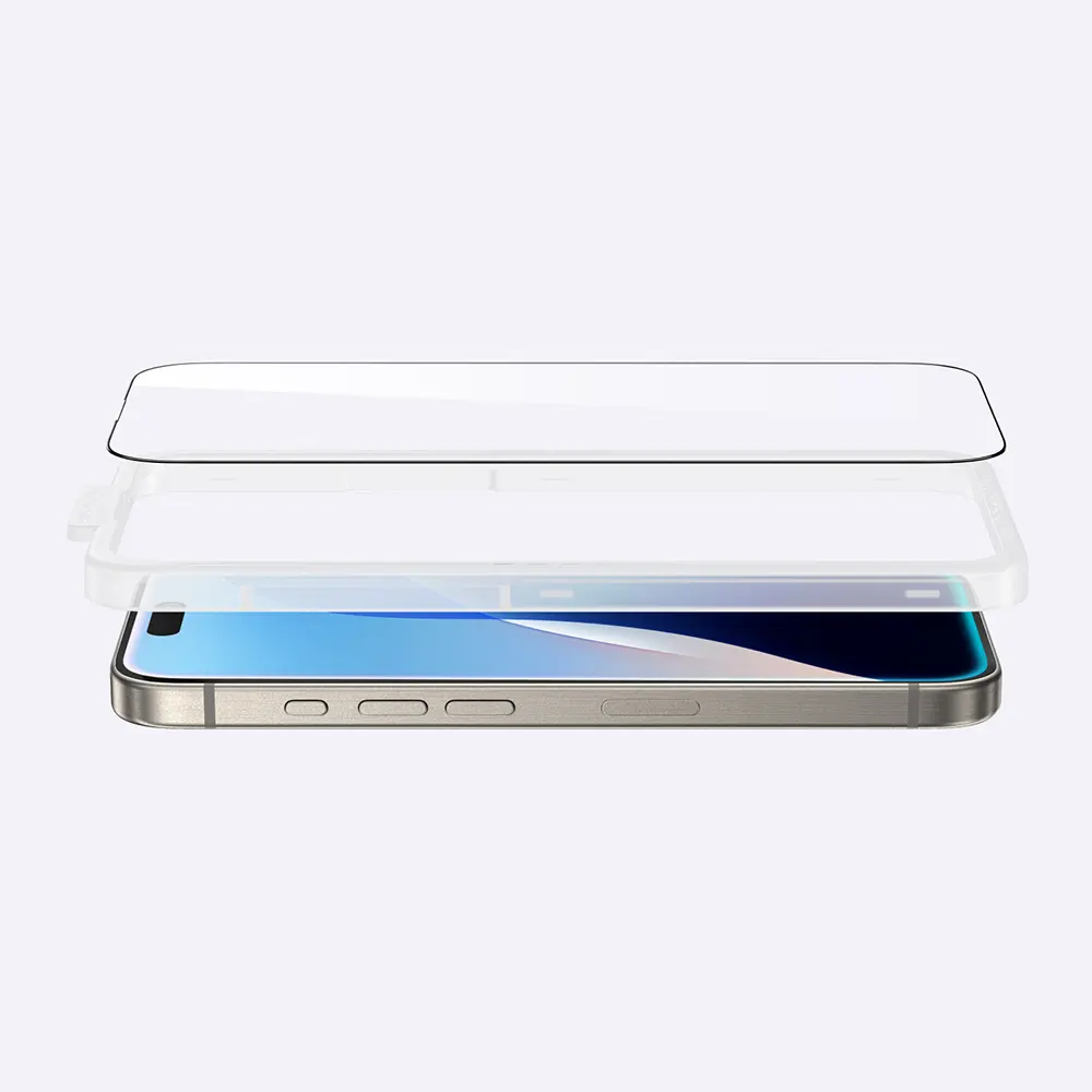 iPhone 16 Pro Parmak İzi Bırakmayan Temperli Cam Ekran Koruyucu - Amazingthing Radix