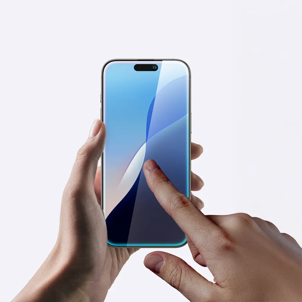 iPhone 16 Pro Parmak İzi Bırakmayan Temperli Cam Ekran Koruyucu - Amazingthing Radix