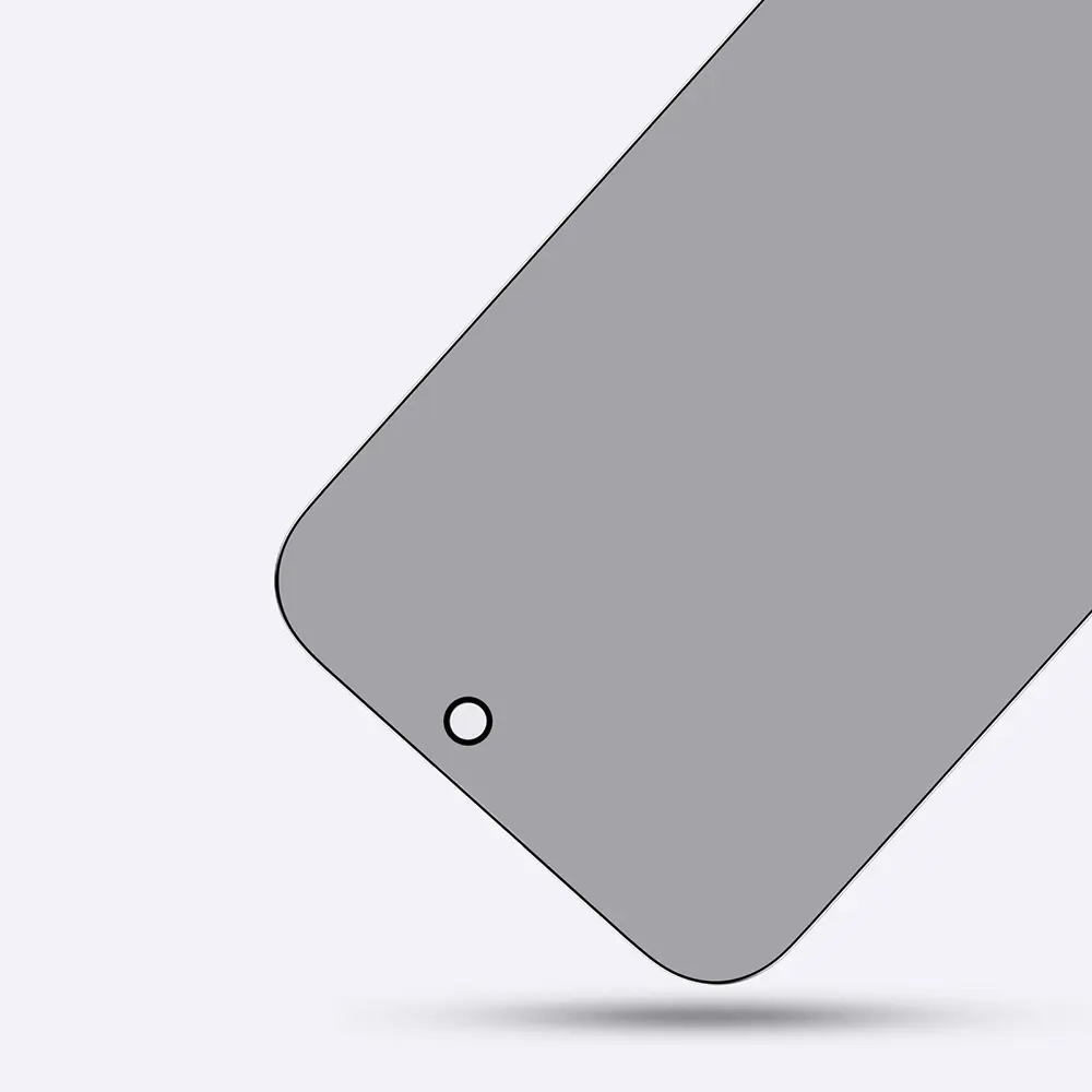 iPhone 16 Pro Gizlilik Filtreli Temperli Cam Ekran Koruyucu - Amazingthing Radix Privacy