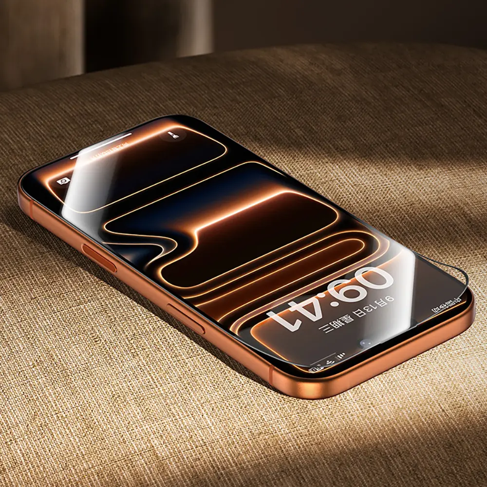 iPhone 16 Pro Ekran Koruyucu, Corning Cam ve Uygulama Aparatlı - Benks Glass Warrior 2.0